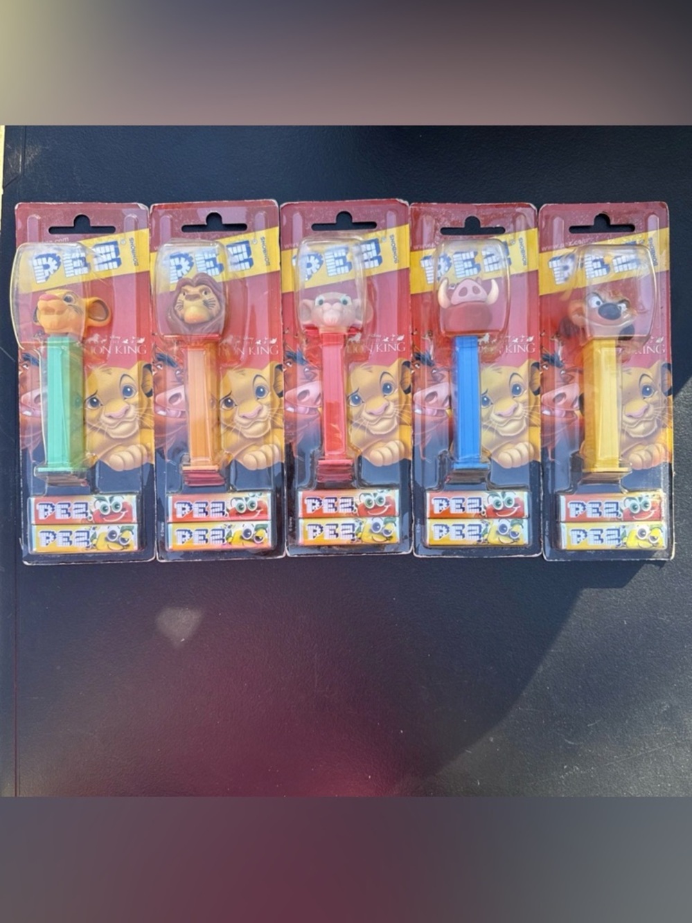 Lion King Pez Dispensers Timon Pumbaa Simba Nala Mufasa Lot of 5pcs